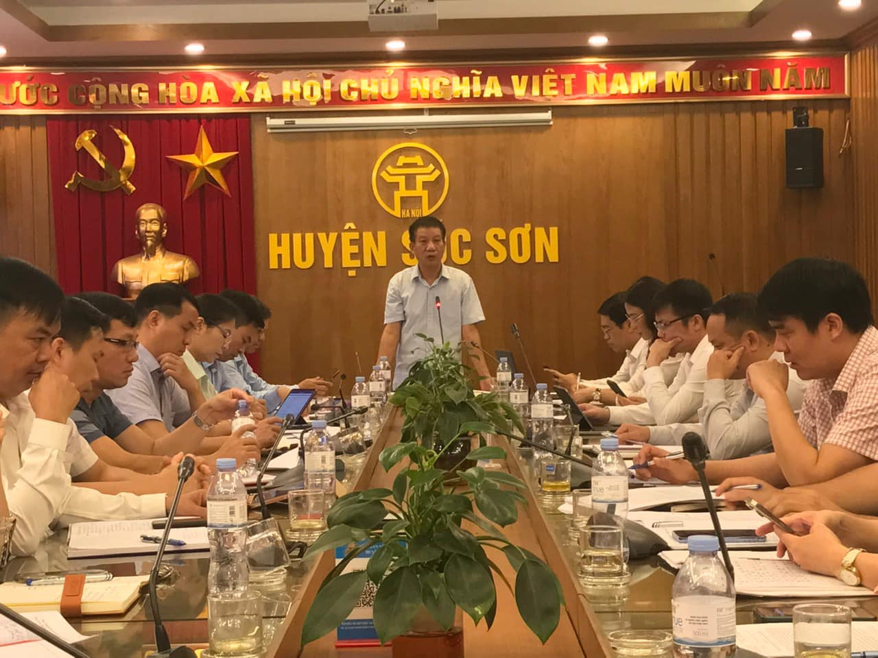 UBND HUYỆN SÓC SƠN TRIỂN KHAI NHIỆM VỤ THÁNG 11/2024